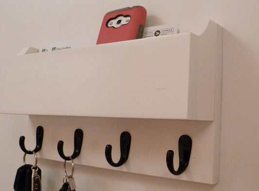 Mail Organizer Wall | Mail Rack | Entryway Organizer | Key Rack | Key Holder | Rustic Key Rack | Mail and Key Holder | Mail and Key Organizer