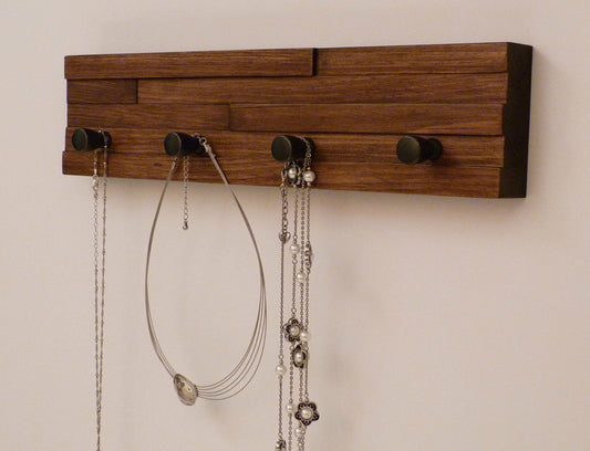 16 inches/4 knobs Jewelry Organizer | Necklace Holder | Bracelet Holder