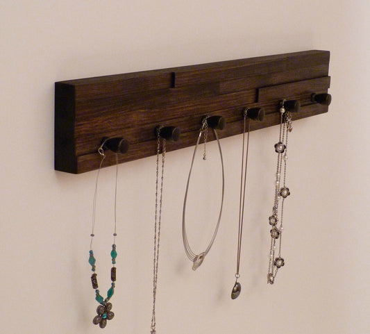 24 inches/6 knobs Jewelry Organizer | Necklace Holder | Bracelet Holder