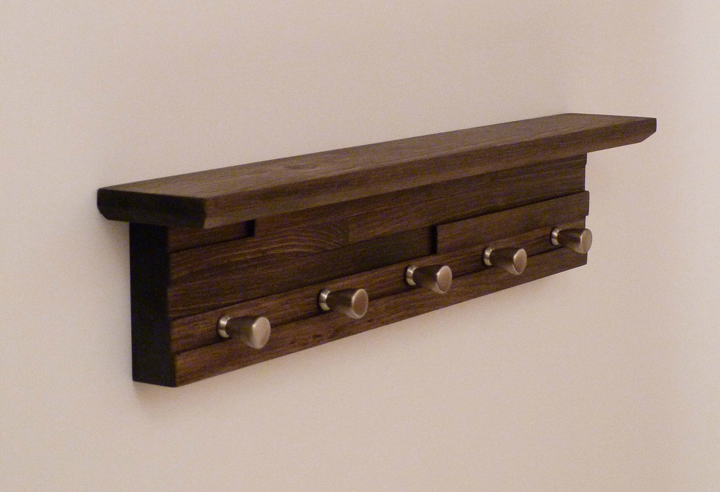 22 inches/5 knobs Jewelry Organizer With Shelf | Necklace Holder | Bracelet Holder