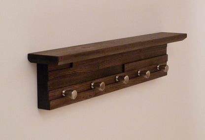 22 inches/5 knobs Jewelry Organizer With Shelf | Necklace Holder | Bracelet Holder