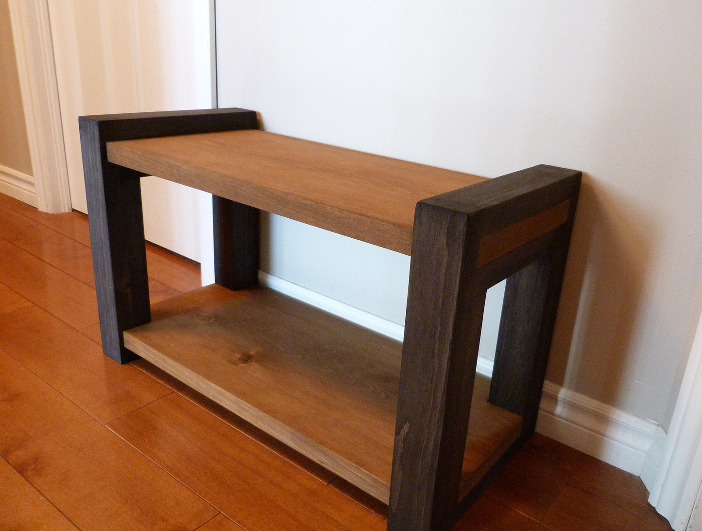 30 inches Rustic Entryway Bench | Modern Entryway Bench | Bench Storage | Shoe Organizer | Entryway Bench | Shoe Bench Wood