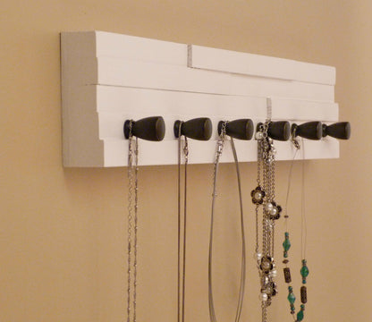 24 inches/6 knobs Jewelry Organizer | Necklace Holder | Bracelet Holder
