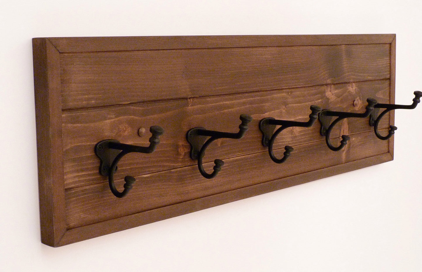 Entryway, Hallway or Mudroom Coat Rack Wall Coat Rack | Rustic Coat Rack | Farmhouse Coat Rack