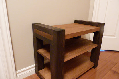 24 inches Rustic Entryway Bench | Modern Entryway Bench  Bench Storage | Shoe Organizer | Entryway Bench | Wooden Shoe Bench