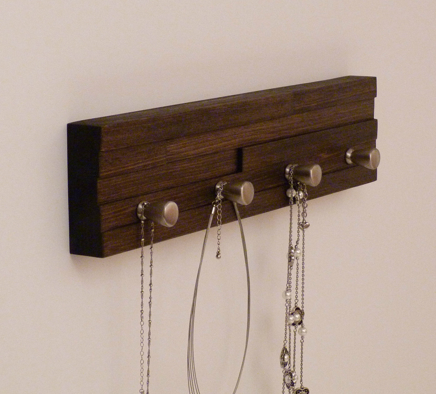 16 inches/4 knobs Jewelry Organizer | Necklace Holder | Bracelet Holder