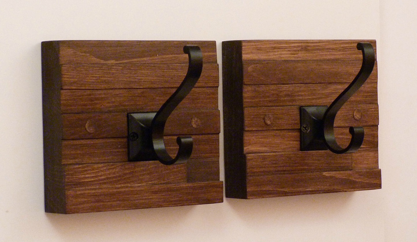 Bathroom Towel Single Hook Set | Entryway, Hallway or Mudroom single Hook | Wall Single Hook