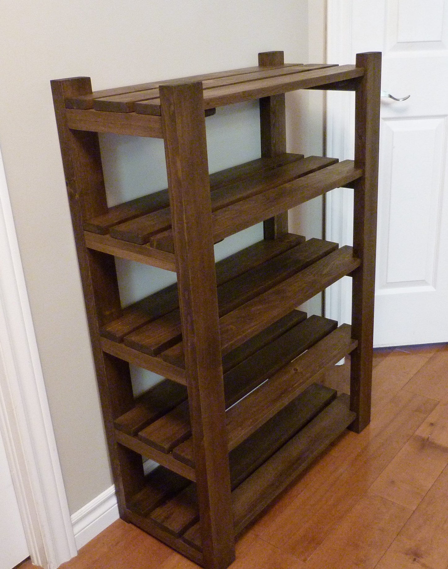 Shoe Rack-5 levels / with length options | Shoe Storage | Shoe Organizer | Shoe Cabinet | Shoe Rack Wood