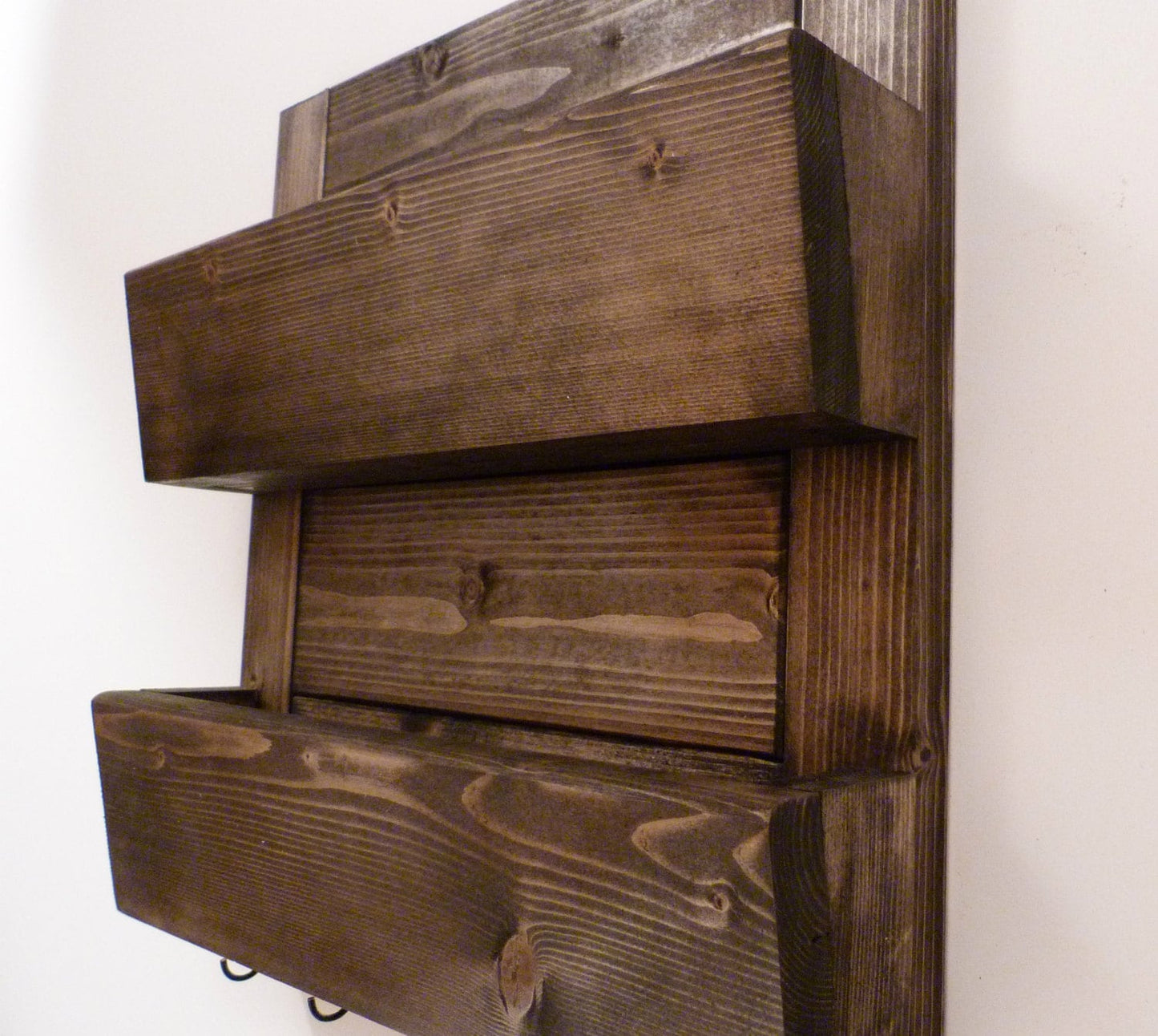 Mail Organizer Wall | Mail Rack | Entryway Organizer | Key Holder | Rustic Key Rack | Mail and Key Holder | Mail and Key Organizer
