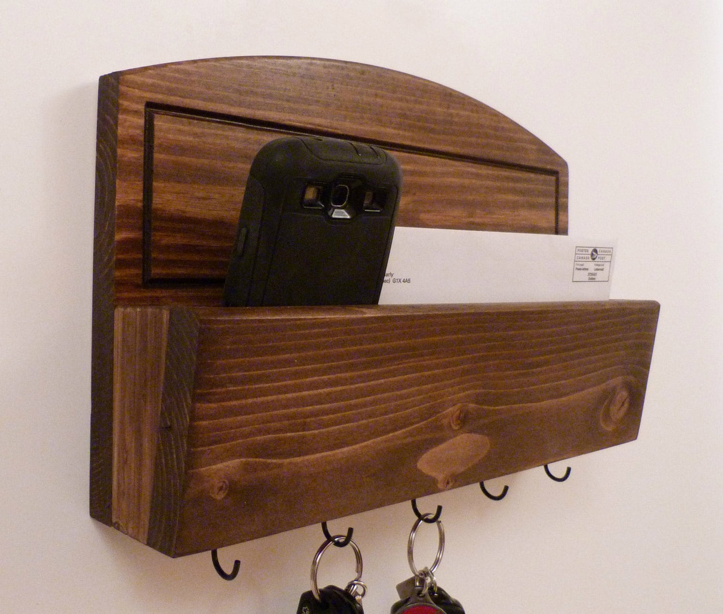 Mail Organizer Wall | Mail Rack | Entryway Organizer | Key Rack | Rustic Key Rack | Mail and Key Holder | Mail and Key Organizer
