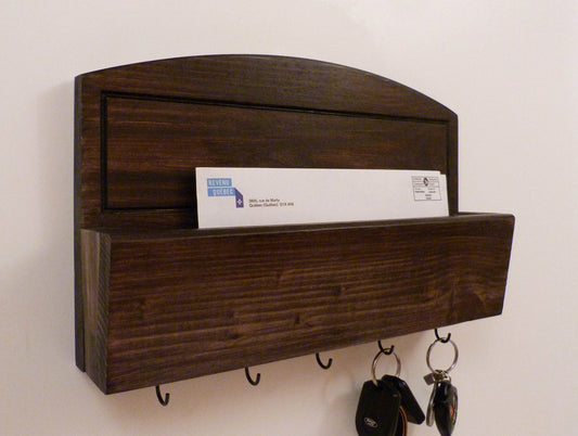 Mail Organizer Wall | Mail Rack | Entryway Organizer | Key Rack| Rustic Key Rack | Mail and Key Holder | Mail and Key Organizer