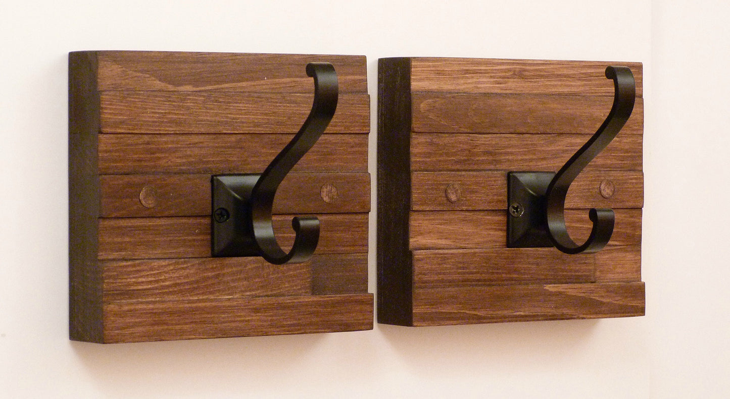 Bathroom Towel Single Hook Set | Entryway, Hallway or Mudroom single Hook | Wall Single Hook