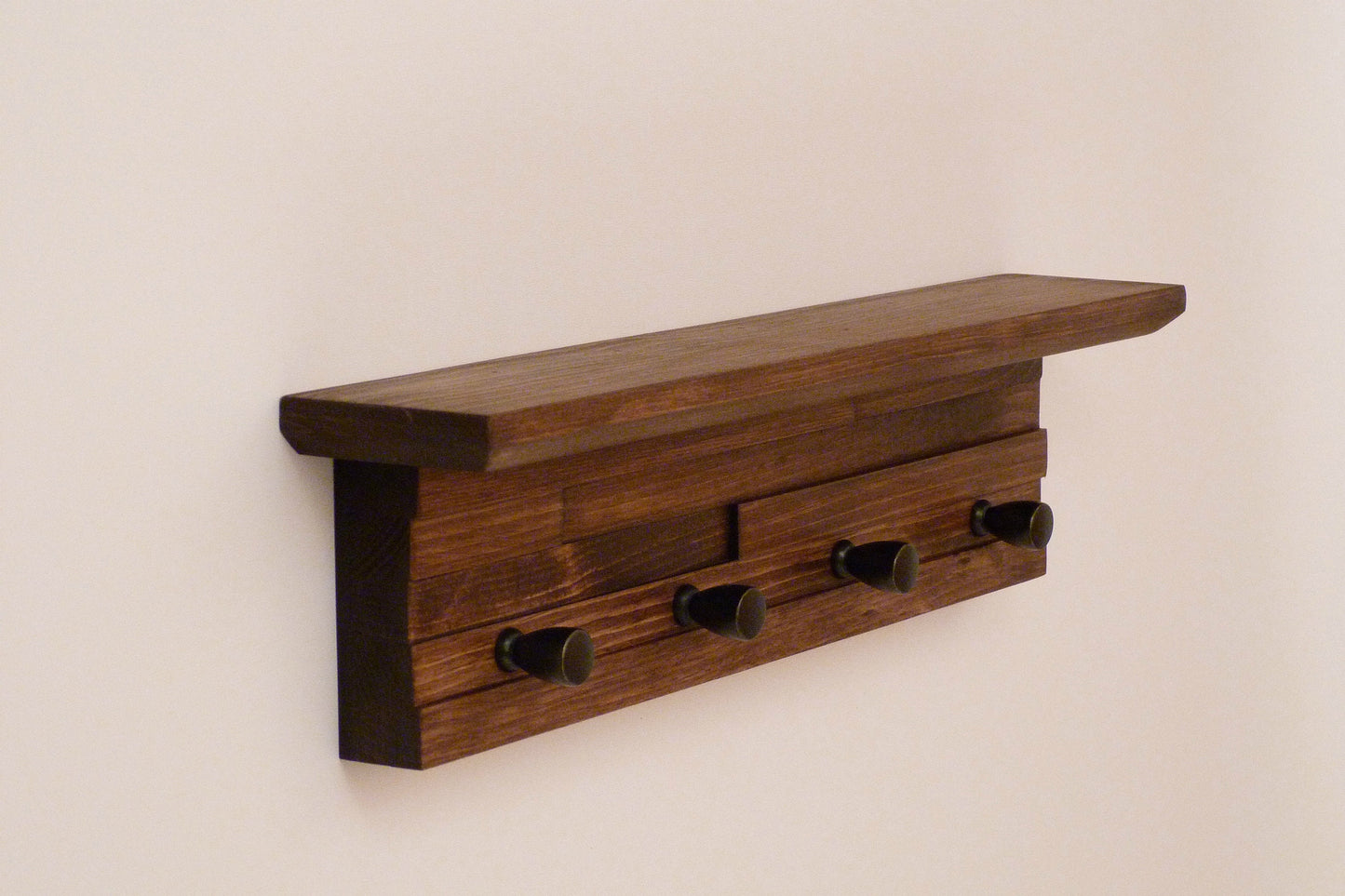 18 inches/4 knobs Jewelry Organizer With Shelf | Necklace Holder | Bracelet Holder