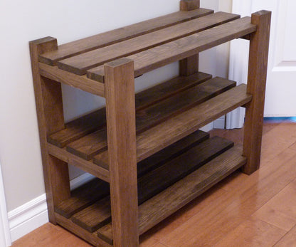 Shoe Rack-3 levels / with length options | Shoe Storage | Shoe Organizer | Shoe Cabinet | Shoe Rack Wood