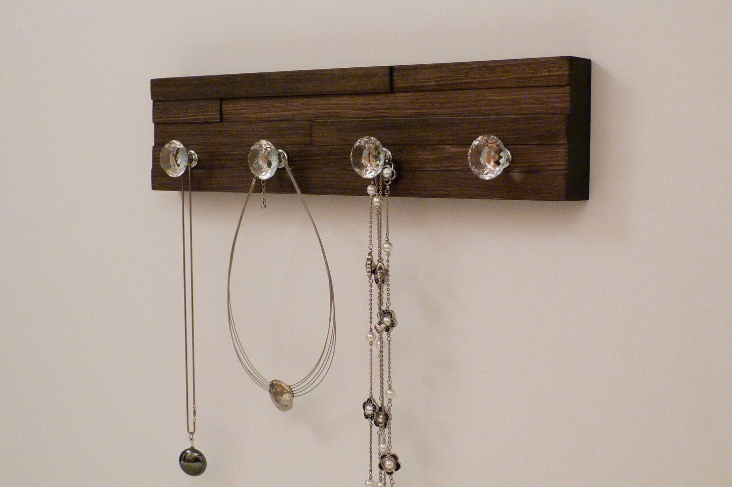 16 inches/4 knobs Jewelry Organizer | Necklace Holder | Bracelet Holder