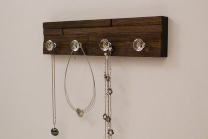 16 inches/4 knobs Jewelry Organizer | Necklace Holder | Bracelet Holder