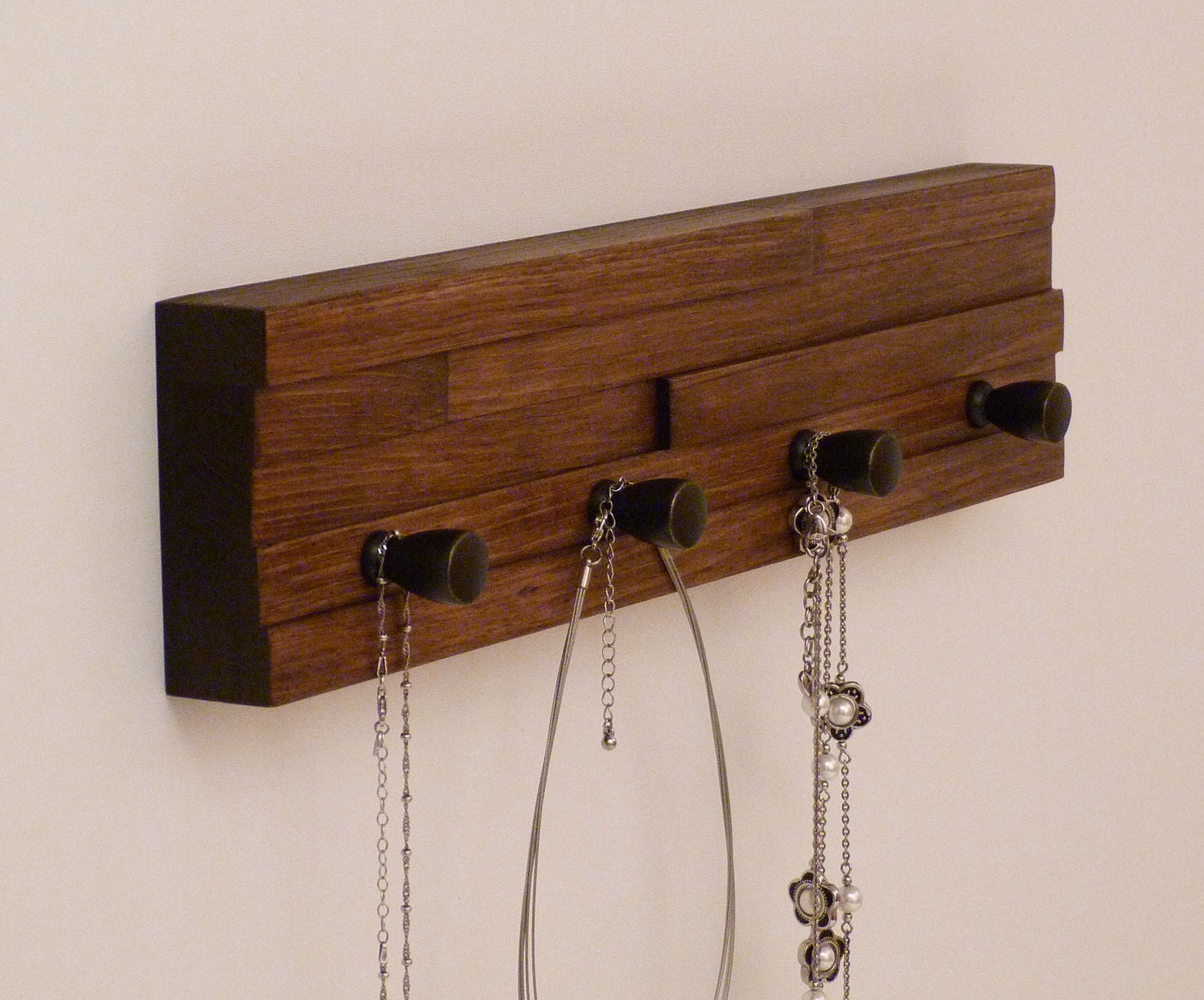 16 inches/4 knobs Jewelry Organizer | Necklace Holder | Bracelet Holder