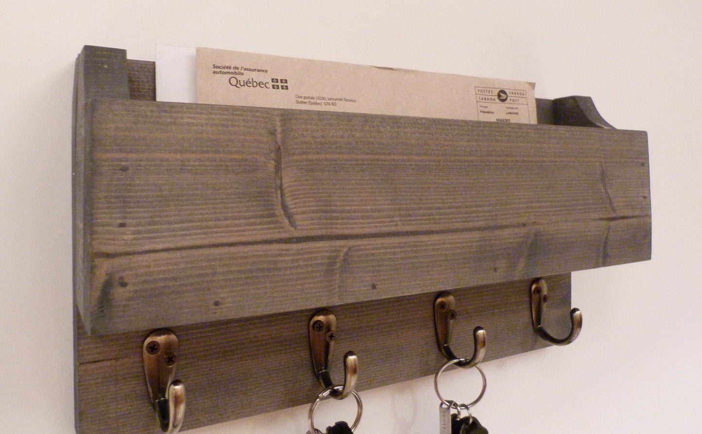 Mail Organizer Wall | Entryway Organizer | Key Rack | Key Holder | Rustic Key Rack | Mail and Key Holder | Mail and Key Organizer