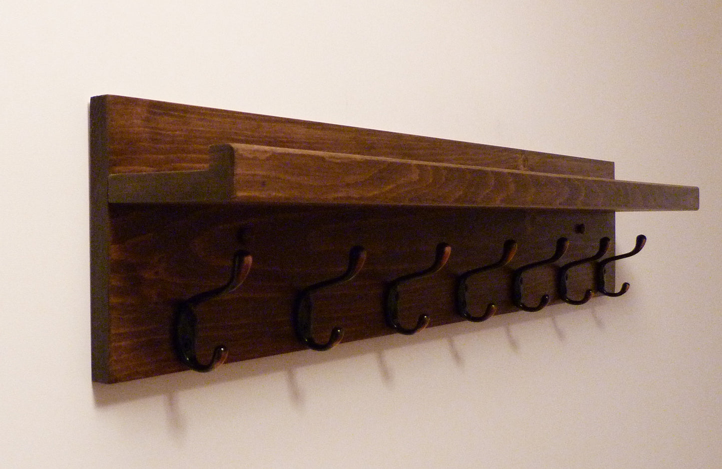 Coat Rack with Ledge | Wall Coat Rack | Coat Rack with Shelf | Shelf with Ledge
