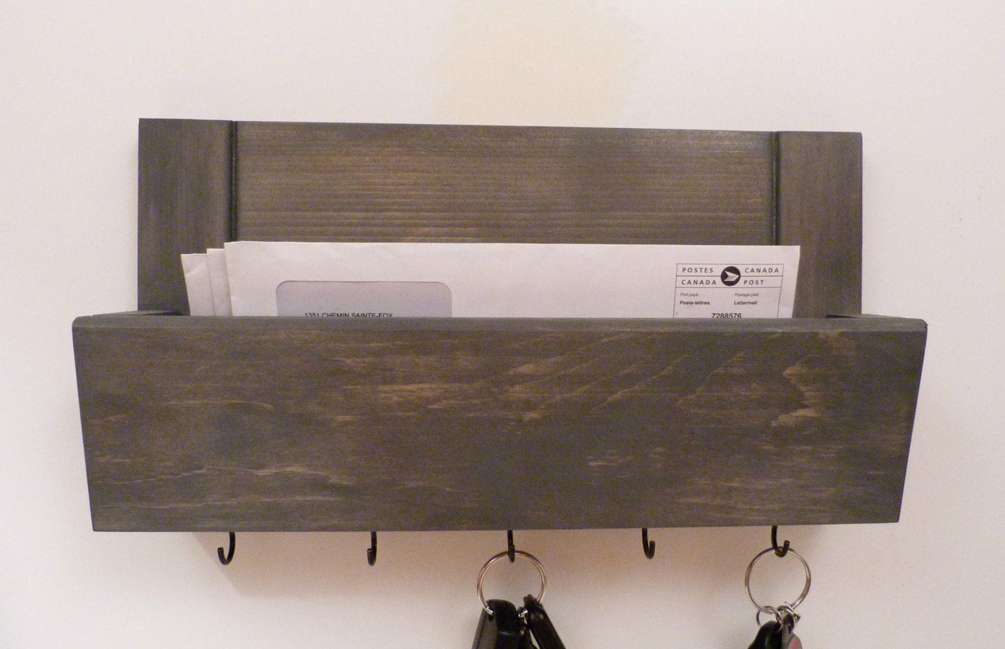 Mail Organizer | Wall Mail Rack | Entryway Organizer | Key Holder | Rustic Key Rack | Mail and Key Holder | Mail and Key Organizer
