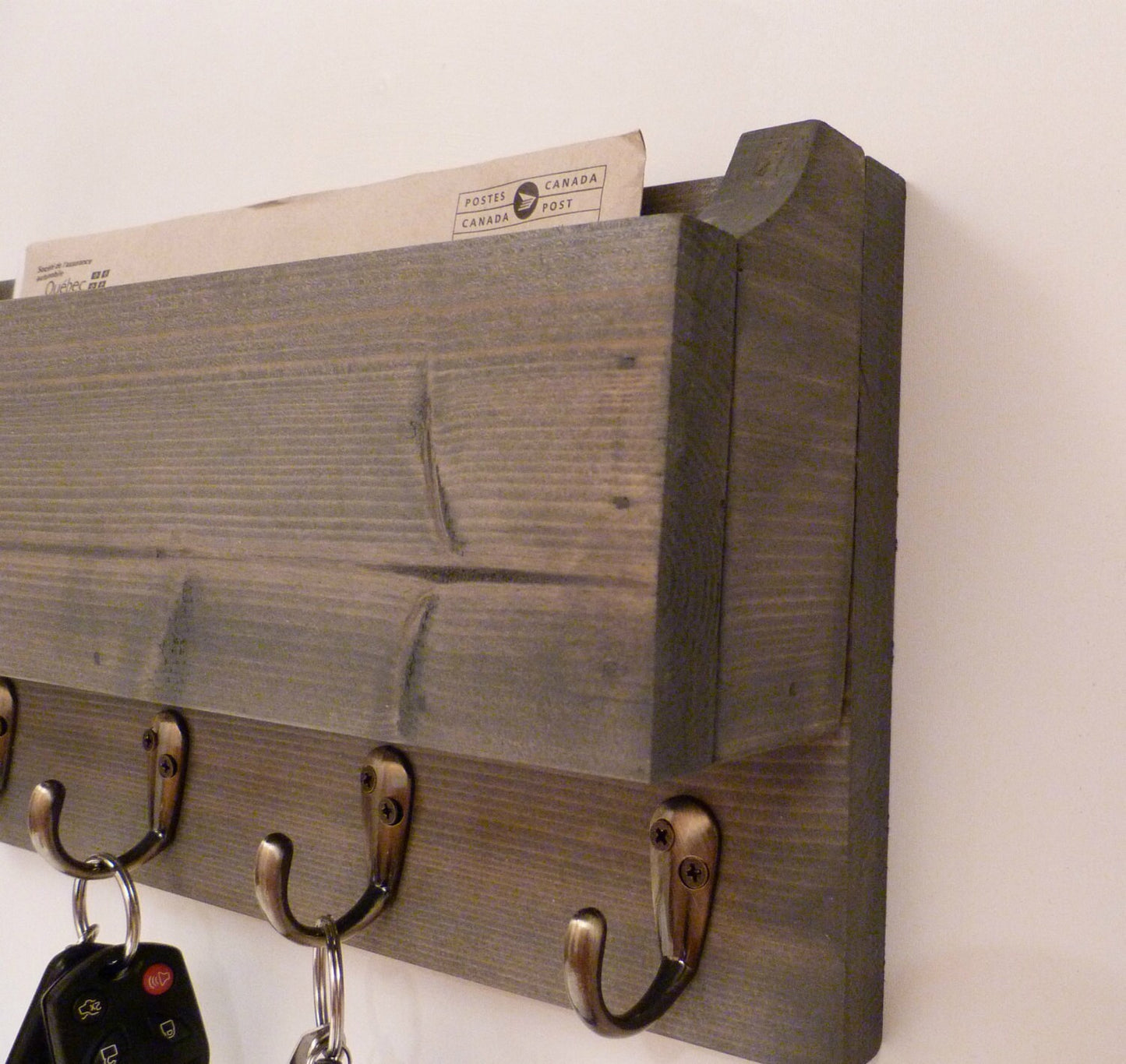 Mail Organizer Wall | Entryway Organizer | Key Rack | Key Holder | Rustic Key Rack | Mail and Key Holder | Mail and Key Organizer