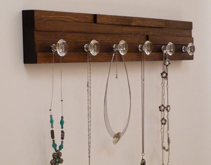 24 inches/6 knobs Jewelry Organizer | Necklace Holder| Bracelet Holder