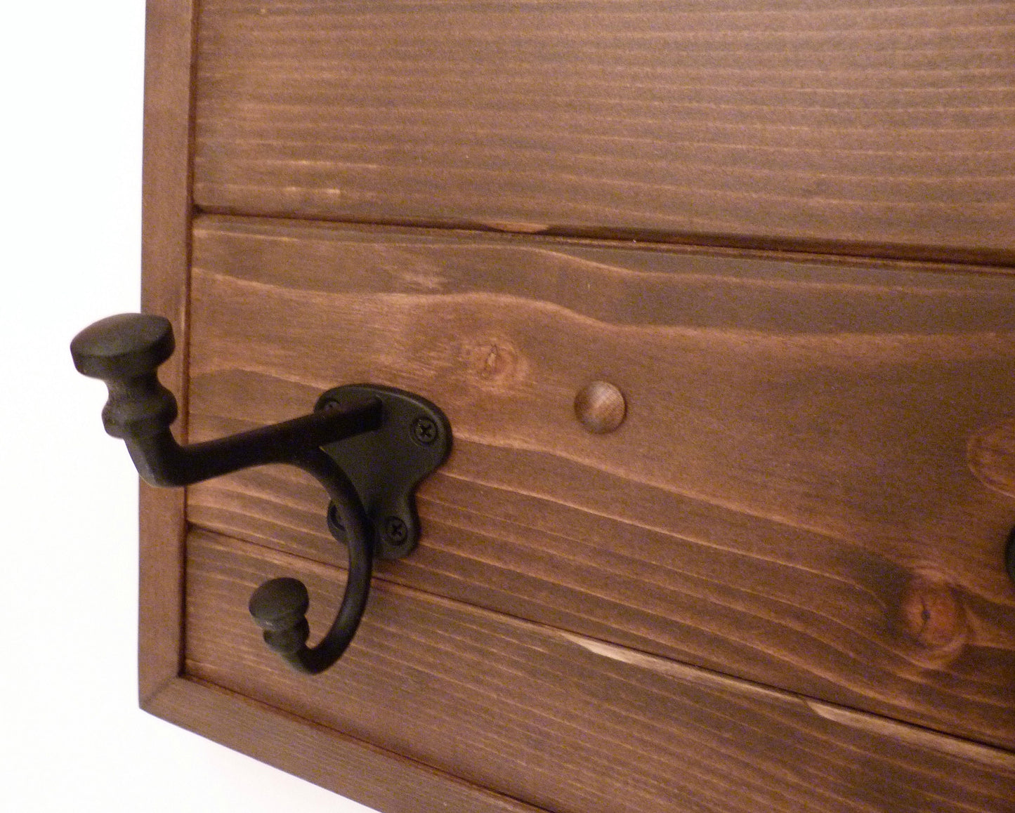 Entryway, Hallway or Mudroom Coat Rack Wall Coat Rack | Rustic Coat Rack | Farmhouse Coat Rack