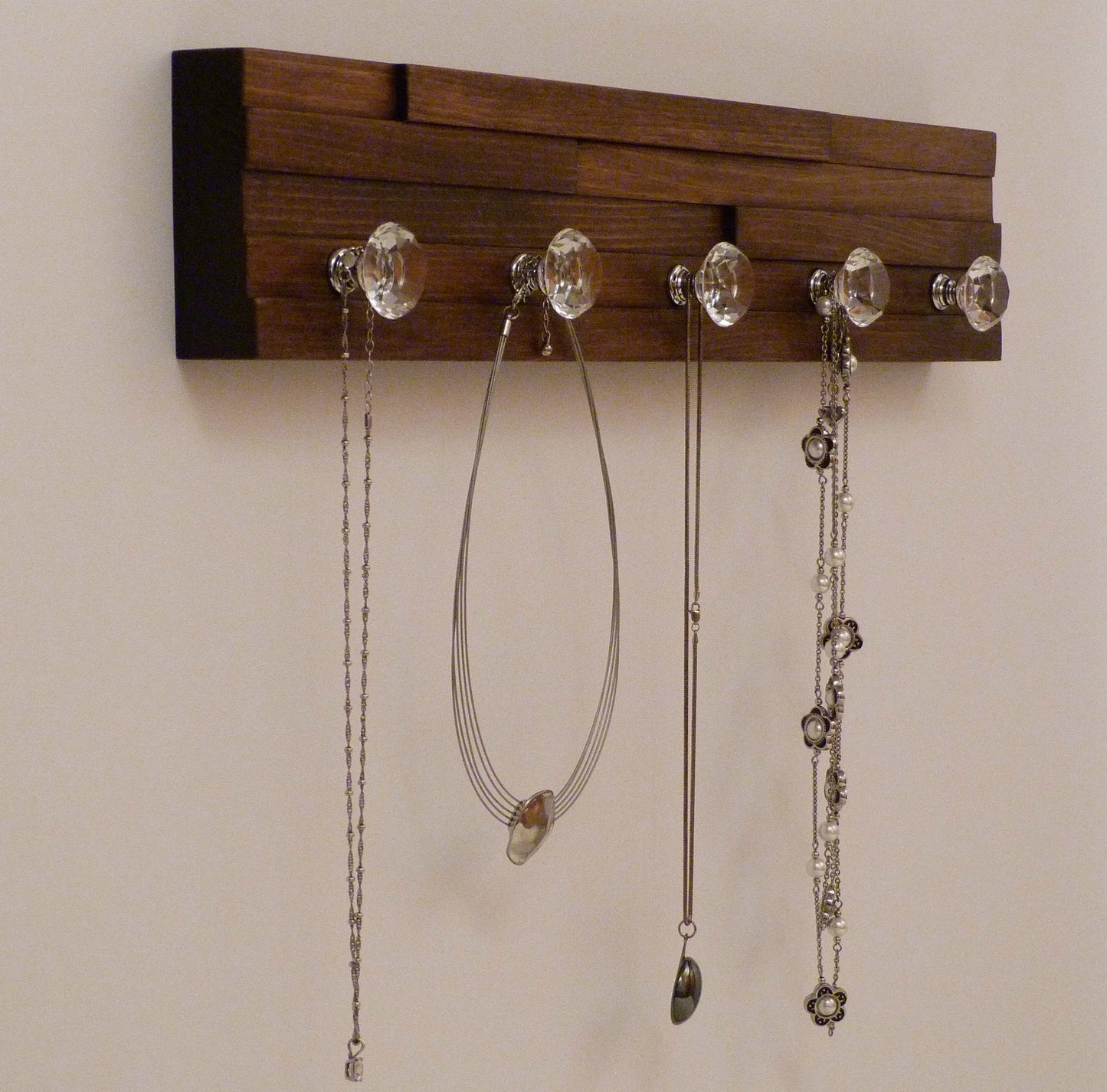 20 inches/5 knobs Jewelry Organizer | Necklace Holder | Bracelet Holder