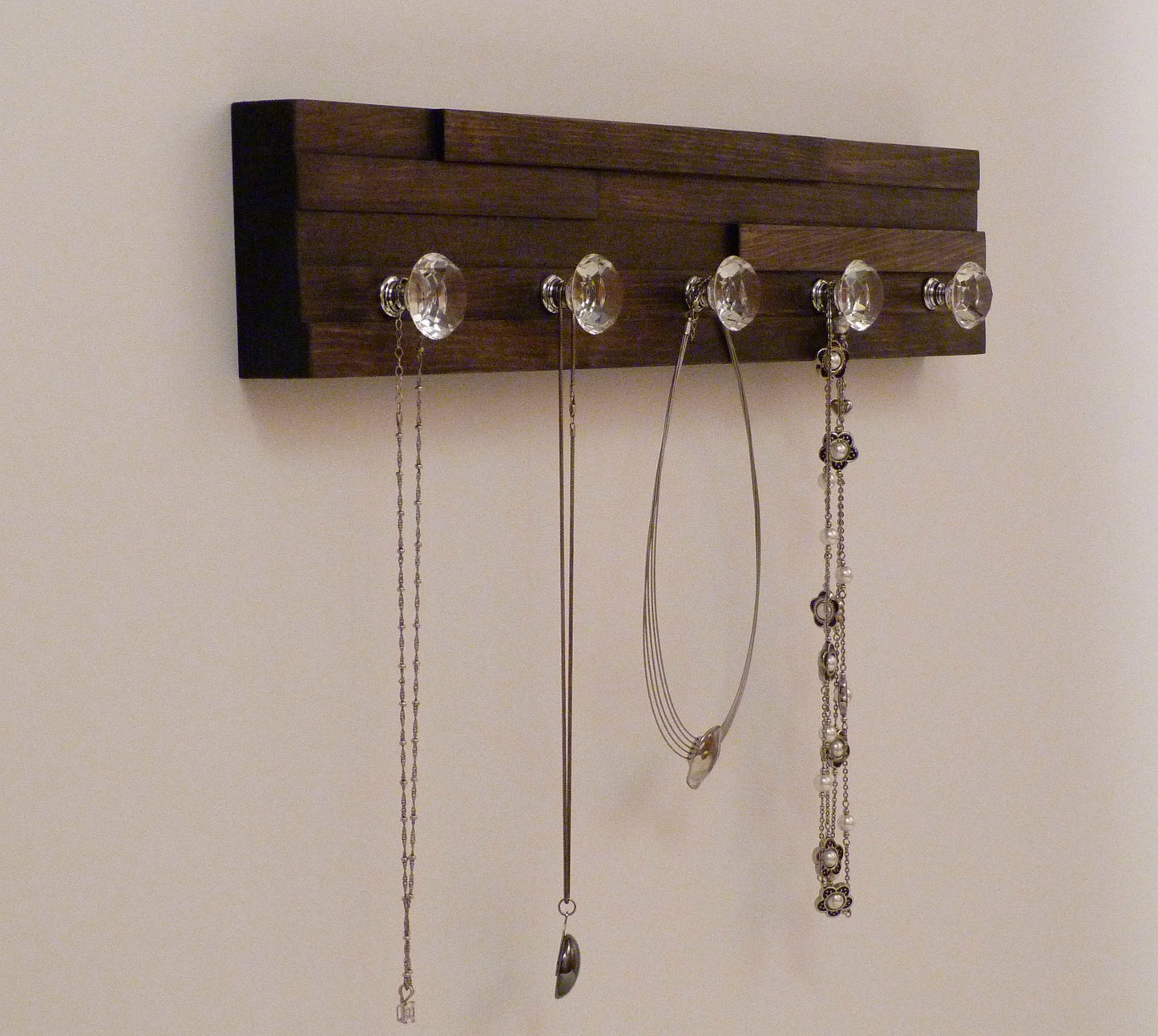 20 inches/5 knobs Jewelry Organizer | Necklace Holder | Bracelet Holder
