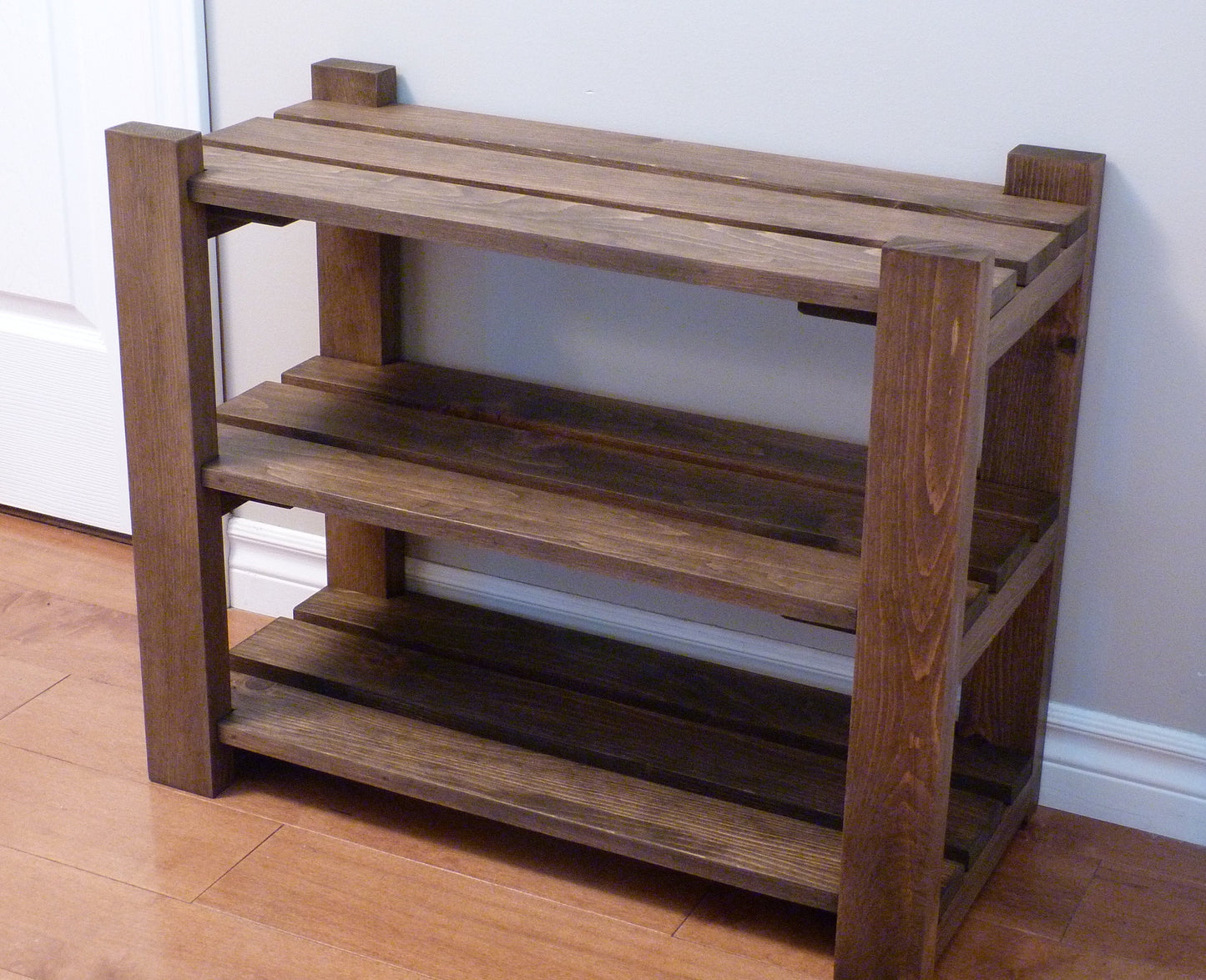 Shoe Rack-3 levels / with length options | Shoe Storage | Shoe Organizer | Shoe Cabinet | Shoe Rack Wood