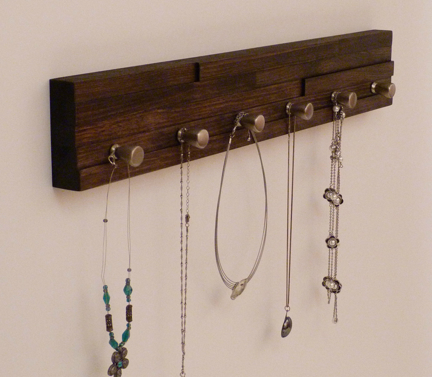 24 inches/6 knobs Jewelry Organizer | Necklace Holder | Bracelet Holder
