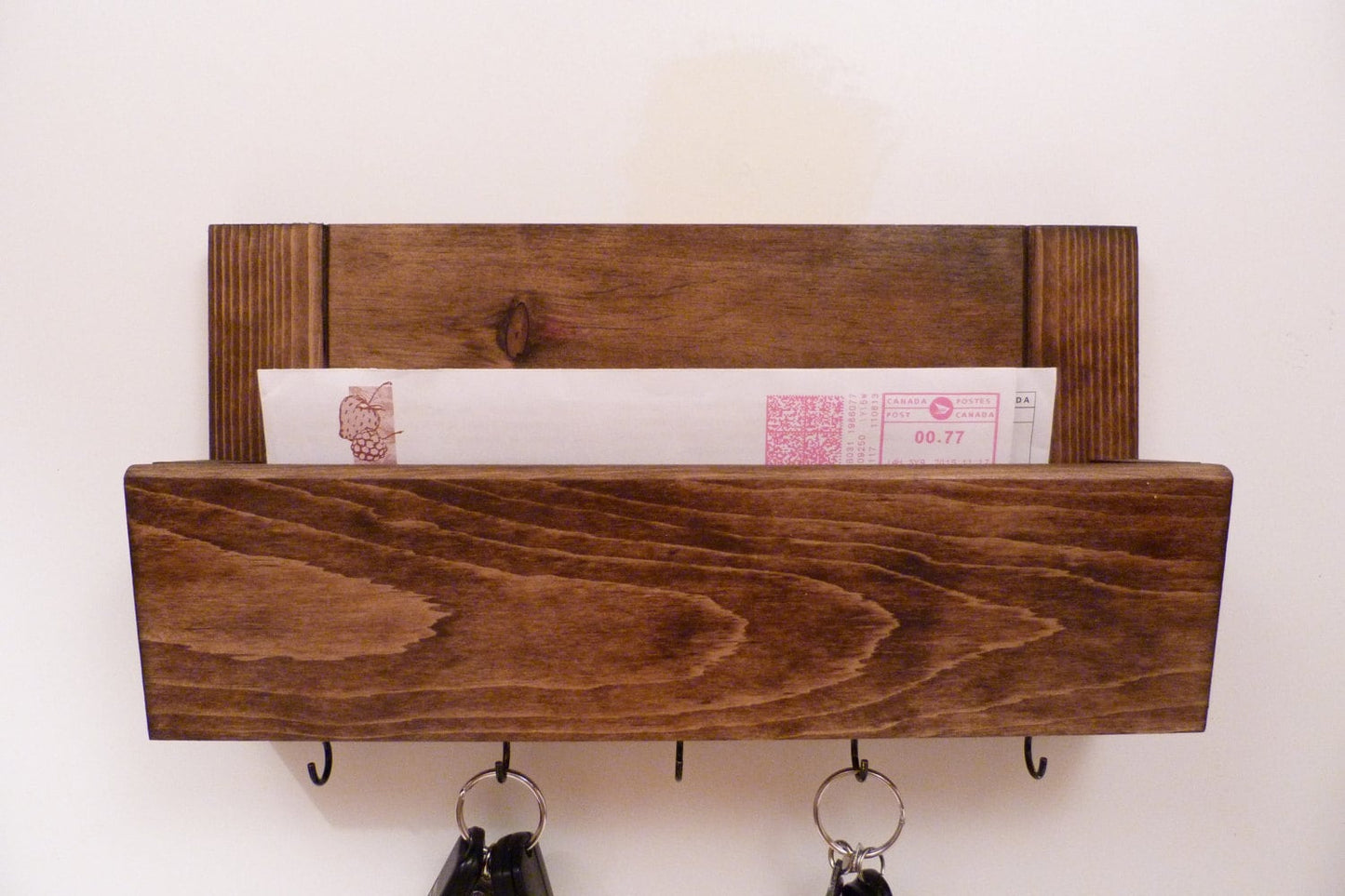 Mail Organizer Wall | Mail Rack | Entryway Organizer | Key Rack | Rustic Key Rack | Mail and Key Holder | Mail and Key Organizer
