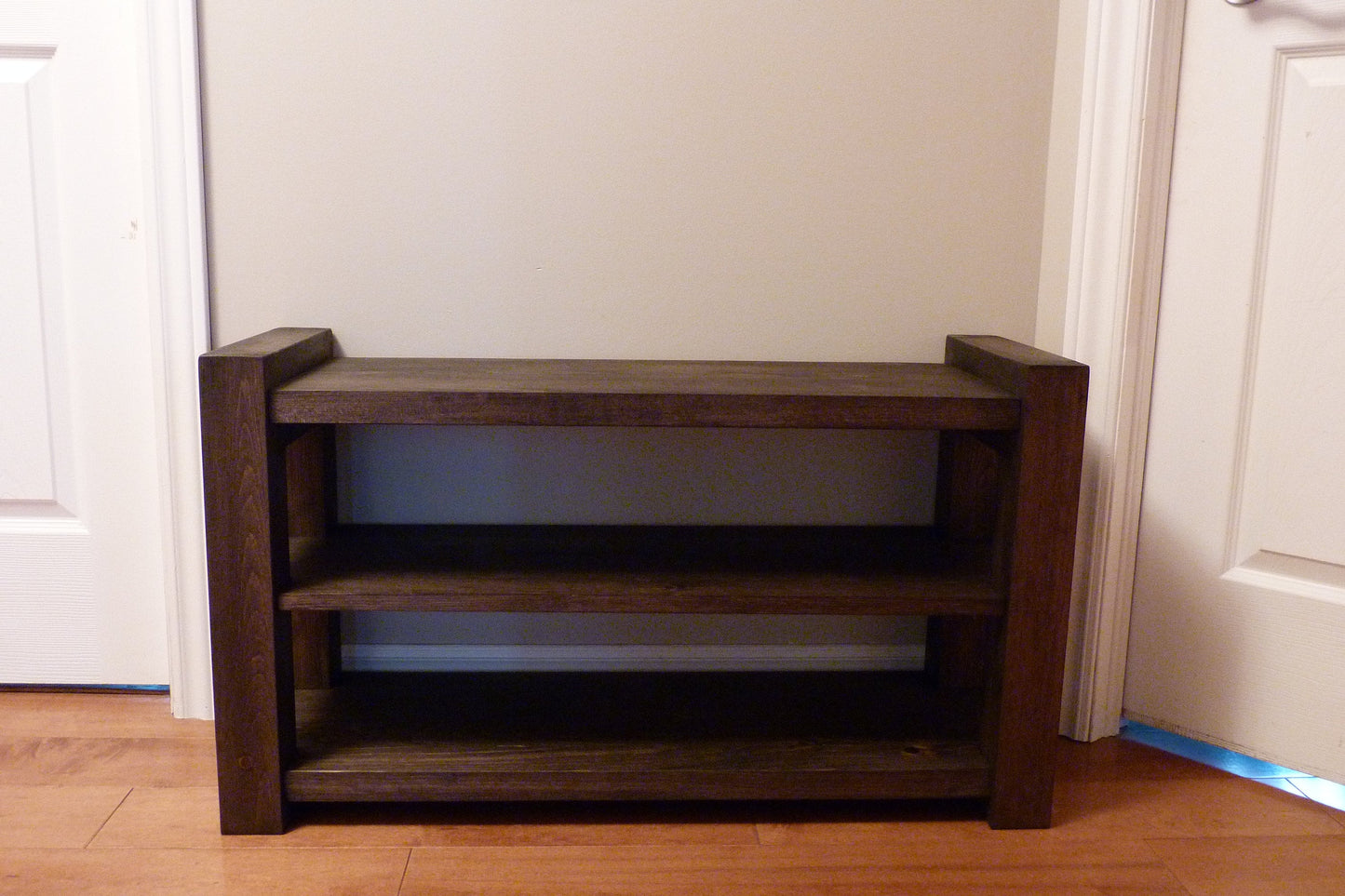 36 inches Rustic Entryway Bench | Modern Entryway Bench | Bench Storage | Shoe Organizer | Entryway Bench | Shoe Bench Wood