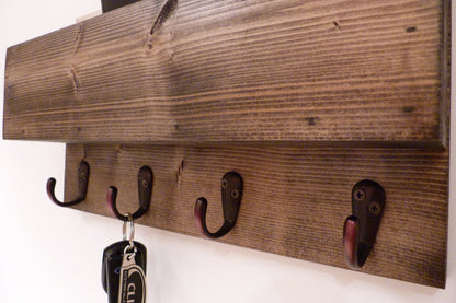 Mail Organizer Wall | Entryway Organizer | Key Rack | Key Holder | Rustic Key Rack | Mail and Key Holder | Mail and Key Organizer
