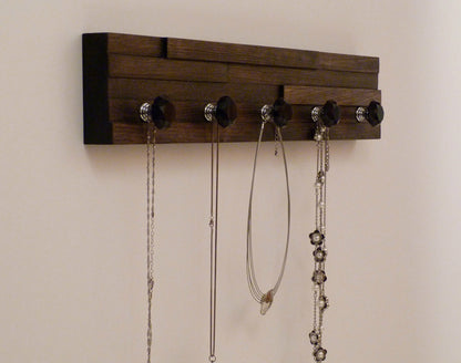 20 inches/5 knobs Jewelry Organizer | Necklace Holder | Bracelet Holder
