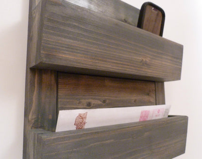 Mail Organizer Wall | Mail Rack | Entryway Organizer | Key Rack | Rustic Key Rack | Mail and Key Holder | Mail and Key Organizer