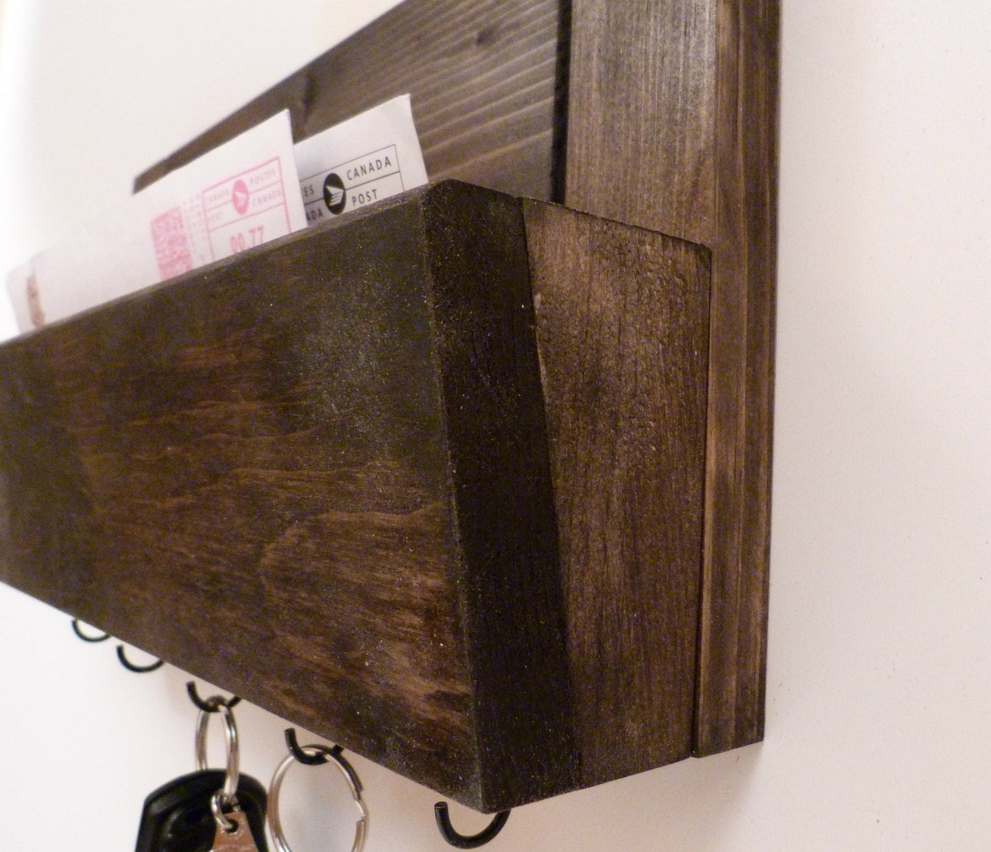 Mail Organizer Wall | Entryway Organizer | Key Rack | Key Holder | Rustic Key Rack | Mail and Key Holder | Mail and Key Organizer