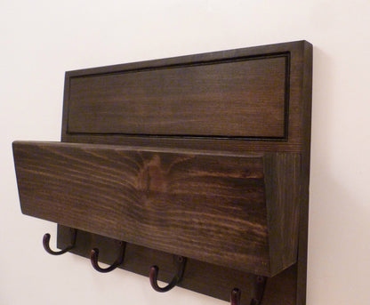 Mail Organizer Wall | Entryway Organizer | Key Rack | Key Holder | Rustic Key Rack | Mail and Key Holder | Mail and Key Organizer