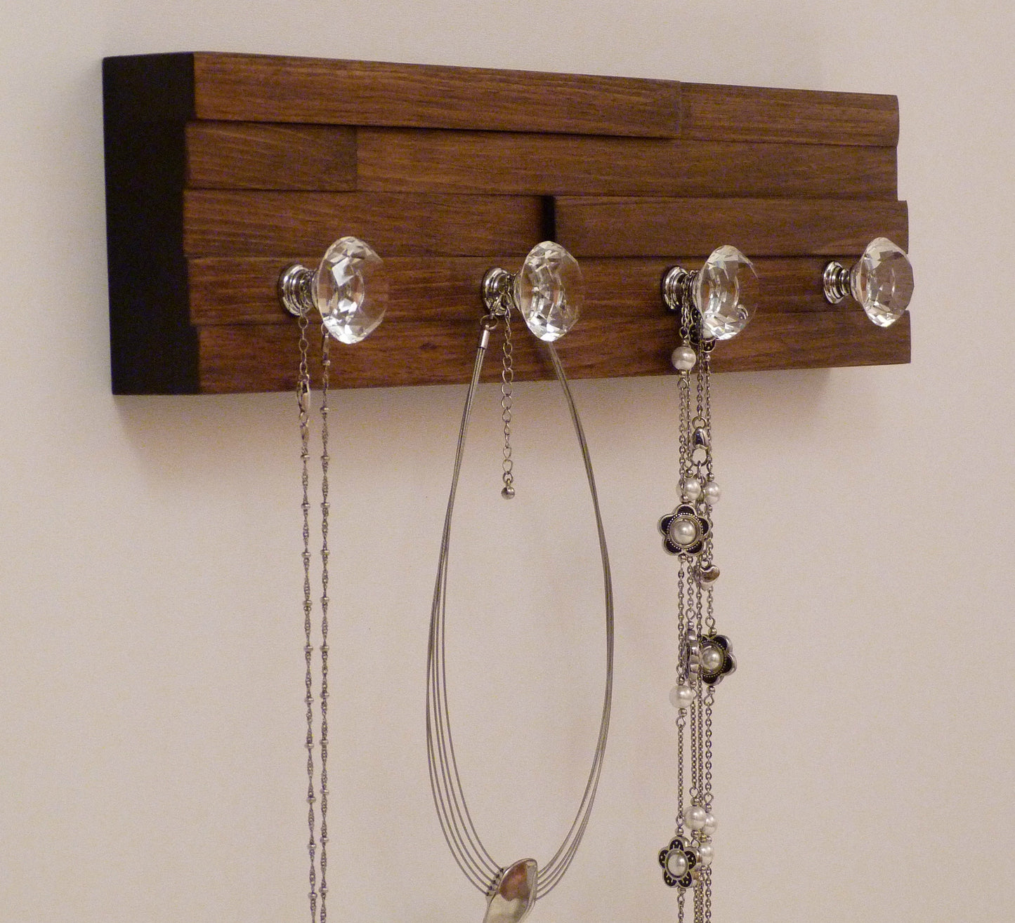 16 inches/4 knobs Jewelry Organizer | Necklace Holder | Bracelet Holder