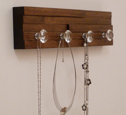 16 inches/4 knobs Jewelry Organizer | Necklace Holder | Bracelet Holder