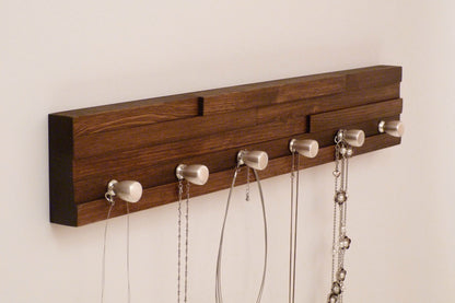 24 inches/6 knobs Jewelry Organizer | Necklace Holder| Bracelet Holder