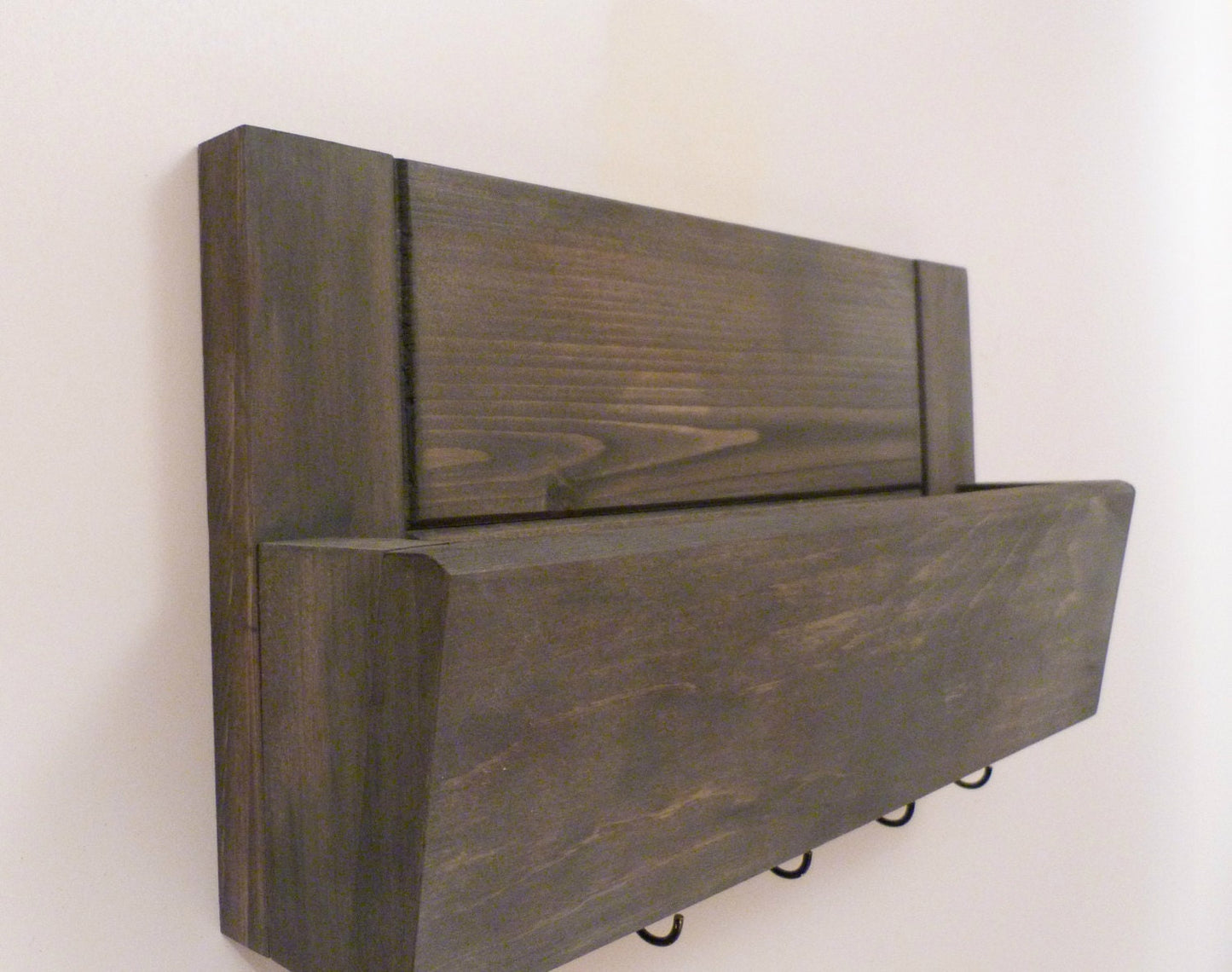 Mail Organizer | Wall Mail Rack | Entryway Organizer | Key Holder | Rustic Key Rack | Mail and Key Holder | Mail and Key Organizer