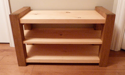 30 inches Rustic Entryway Bench | Modern Entryway Bench | Bench Storage Shoe Organizer, Entryway Bench, Shoe Bench Wood