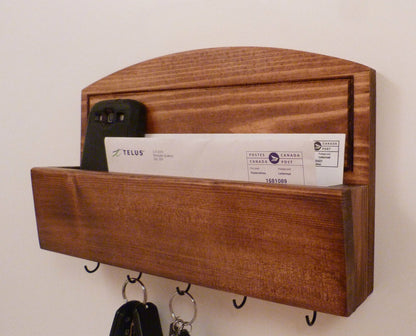 Mail Organizer Wall | Mail Rack | Entryway Organizer | Key Rack | Rustic Key Rack | Mail and Key Holder | Mail and Key Organizer
