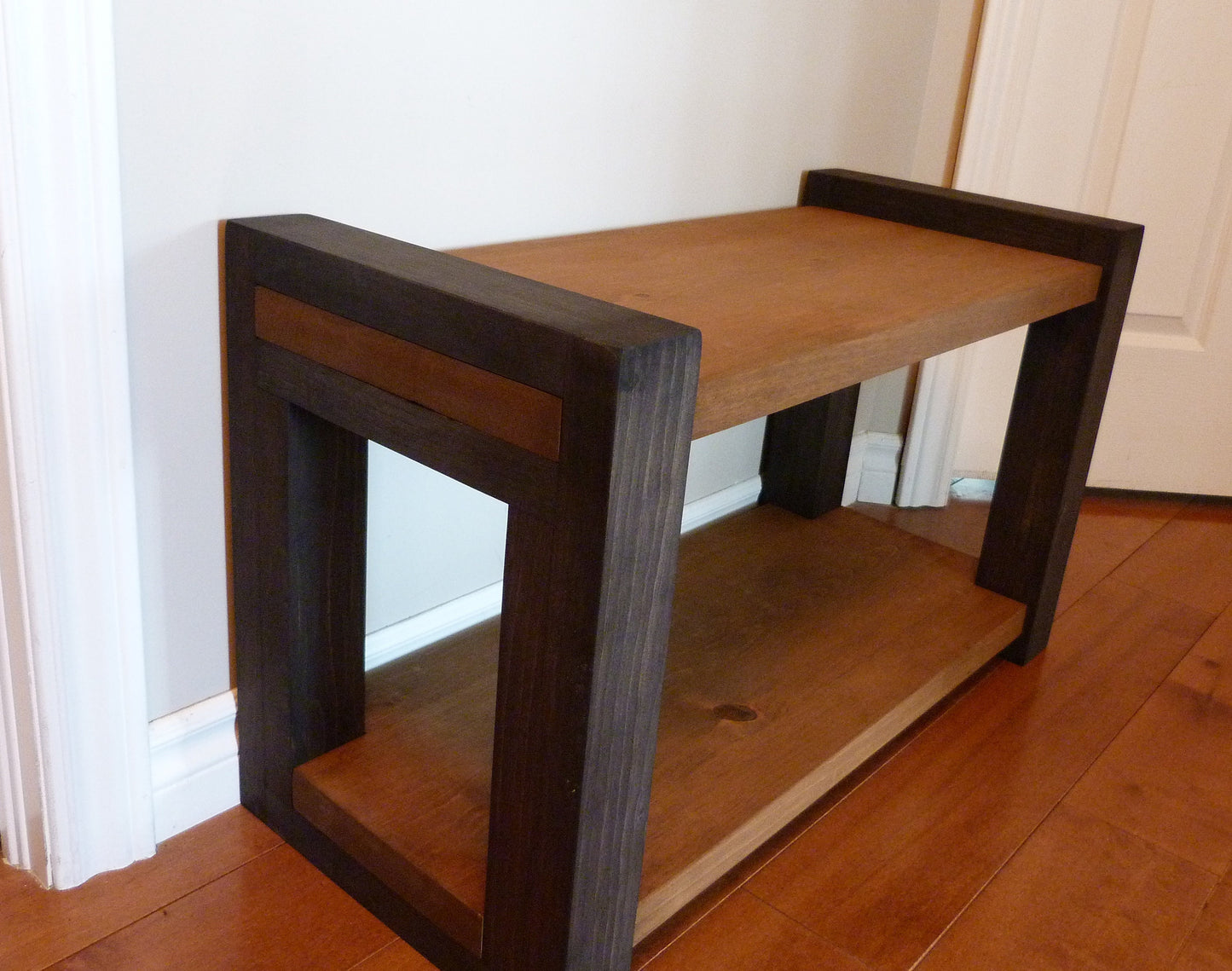 30 inches Rustic Entryway Bench | Modern Entryway Bench | Bench Storage | Shoe Organizer | Entryway Bench | Shoe Bench Wood