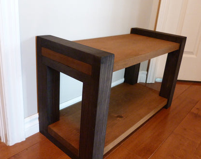 30 inches Rustic Entryway Bench | Modern Entryway Bench | Bench Storage | Shoe Organizer | Entryway Bench | Shoe Bench Wood