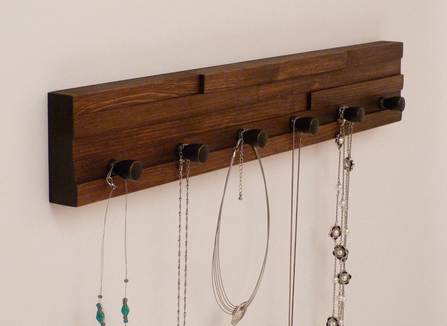 24 inches/6 knobs Jewelry Organizer | Necklace Holder| Bracelet Holder