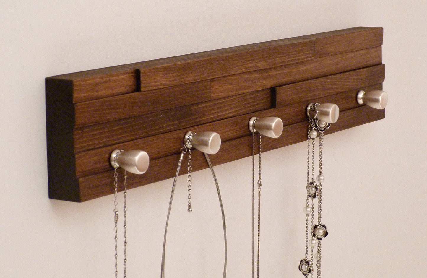 20 inches/5 knobs Jewelry Organizer | Necklace Holder | Bracelet Holder