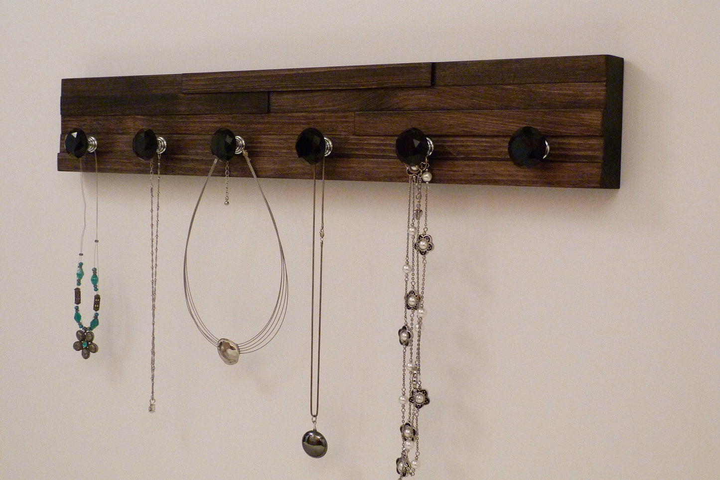 24 inches/6 knobs Jewelry Organizer | Necklace Holder | Bracelet Holder