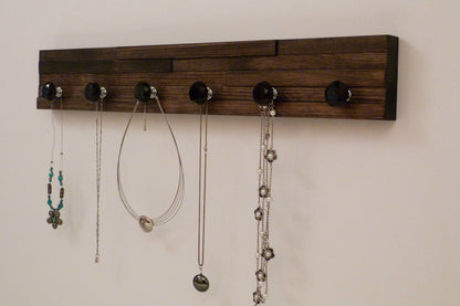 24 inches/6 knobs Jewelry Organizer | Necklace Holder | Bracelet Holder